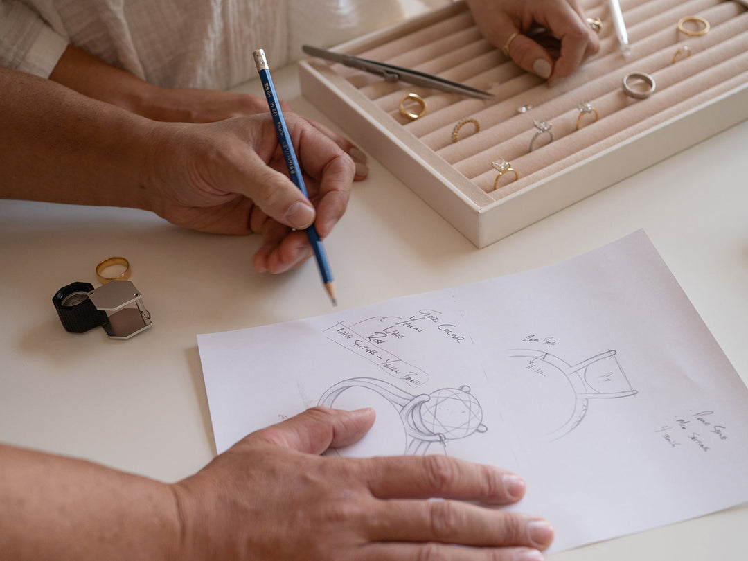From Sketch to Stone: The Art of Crafting a Custom Engagement Ring.