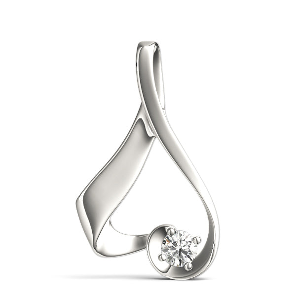 0.8 CT Lab Diamond Solitaire Pendant