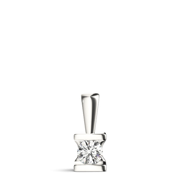 1 CT Lab Diamond Solitaire Pendant