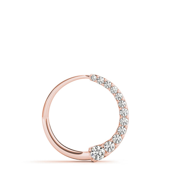 14K Rose Gold Lab Diamond Journey Pendant