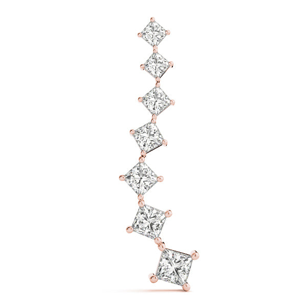 Rose Gold Lab Diamond Journey Pendant