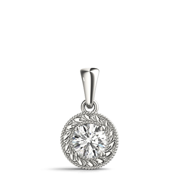 1 CT Lab Diamond Solitaire Pendant