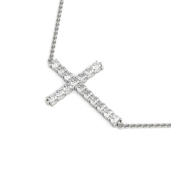 Diamond Religious Cross Pendant