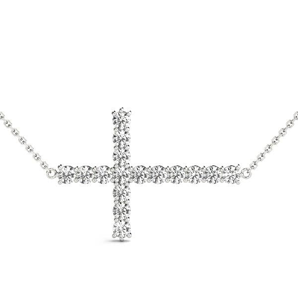 16 Diamond Religious Cross Pendant