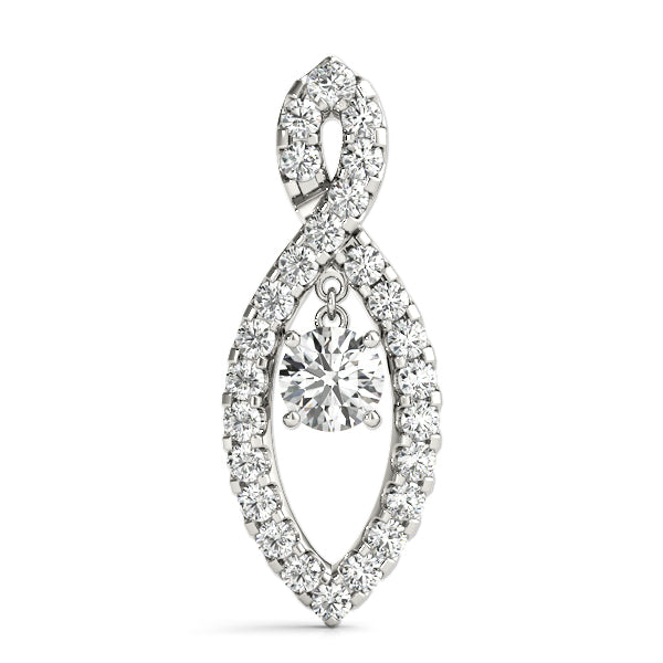 Multi-Diamond Round Solitaire Pendant
