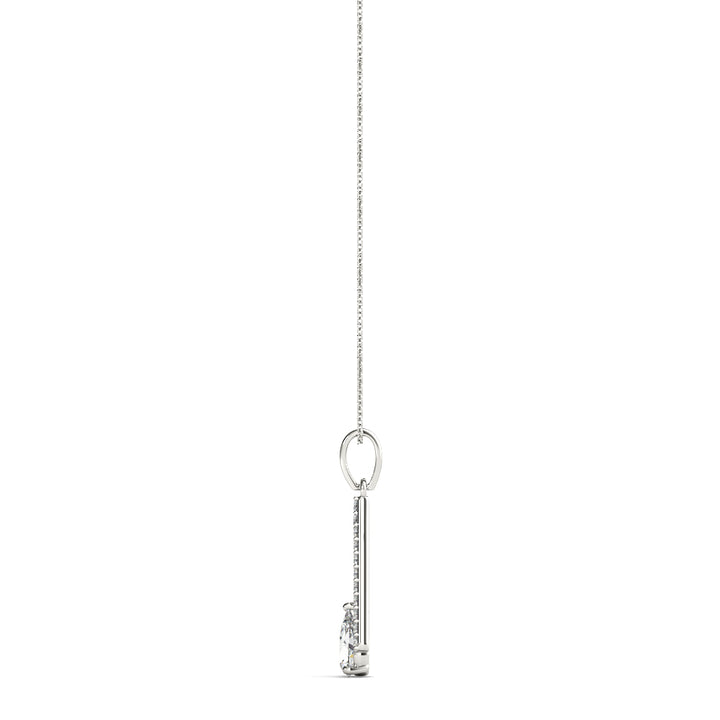 Round Diamond Halo Pendant