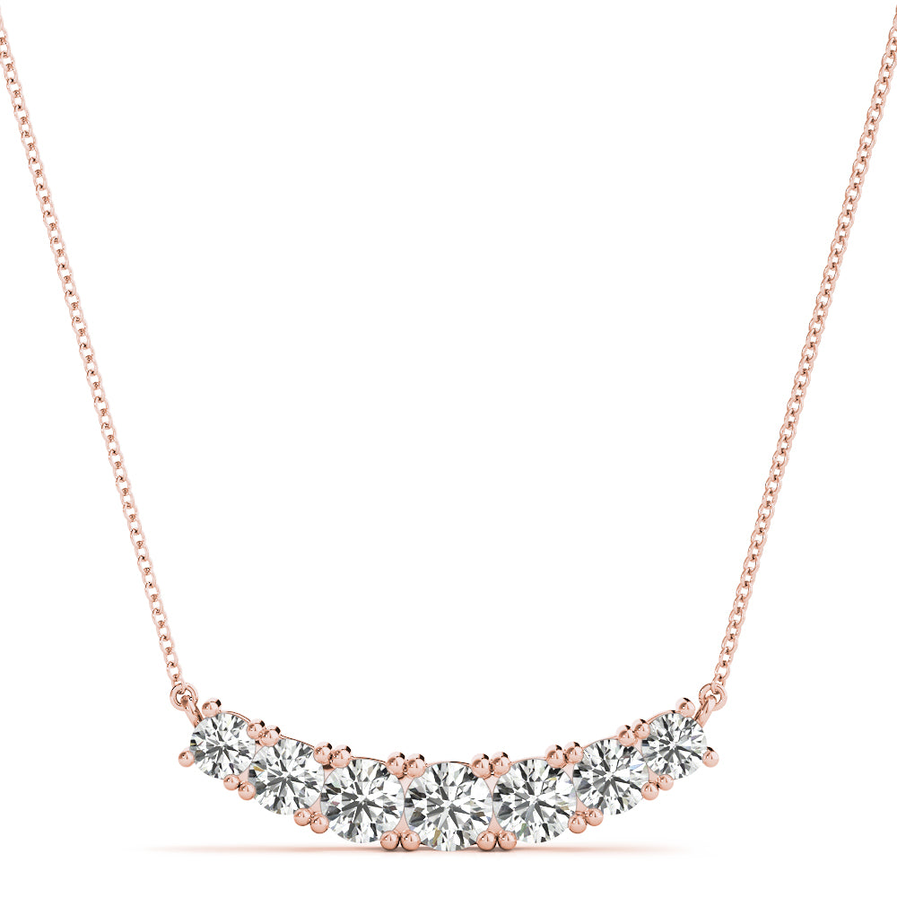 14K Rose Gold 7/8 ct tw Fashion Diamond Pendant