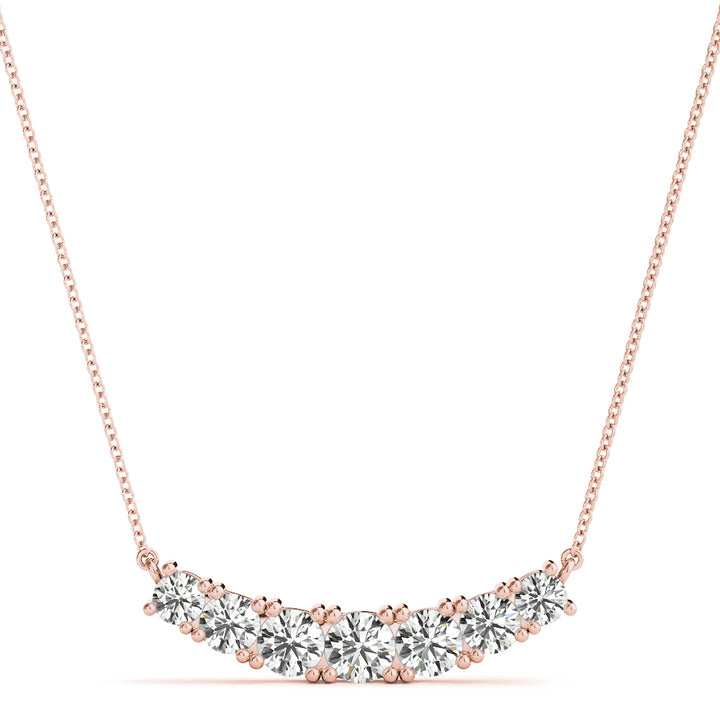 14K Rose Gold 7/8 ct tw Fashion Diamond Pendant