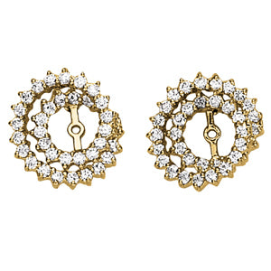 Round Diamond Earring Jacket