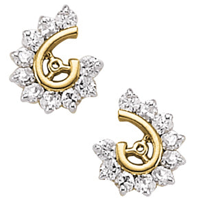10 Diamond Earring Jackets in Fine Metal