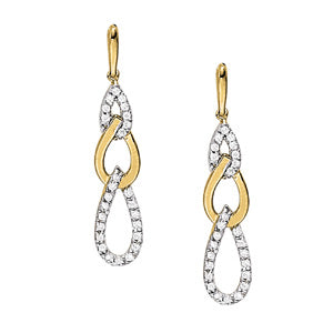 Diamond Round Fashion Earrings