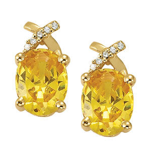 Multi-Diamond Oval Stud Earrings