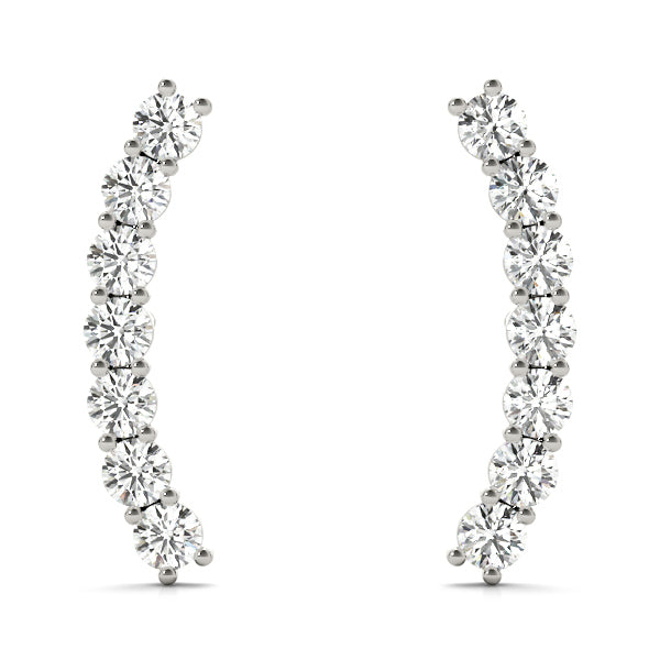 5 Stone Diamond Earring Jackets