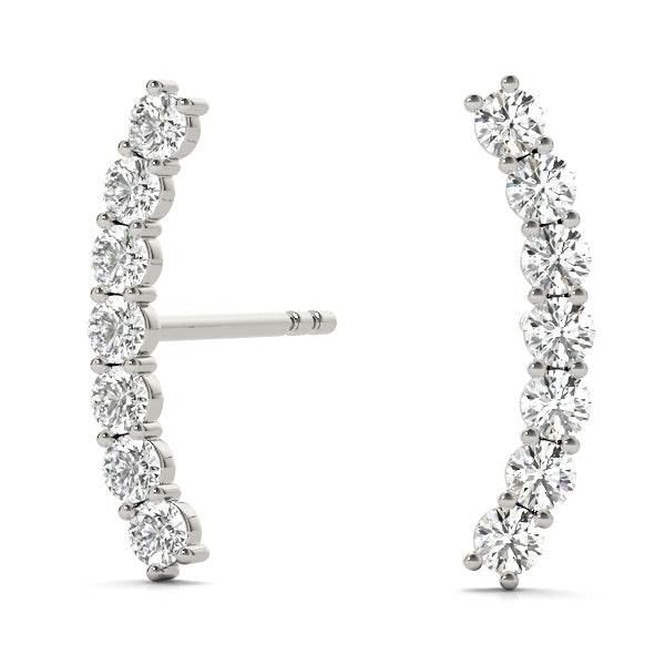 5 Stone Diamond Earring Jackets
