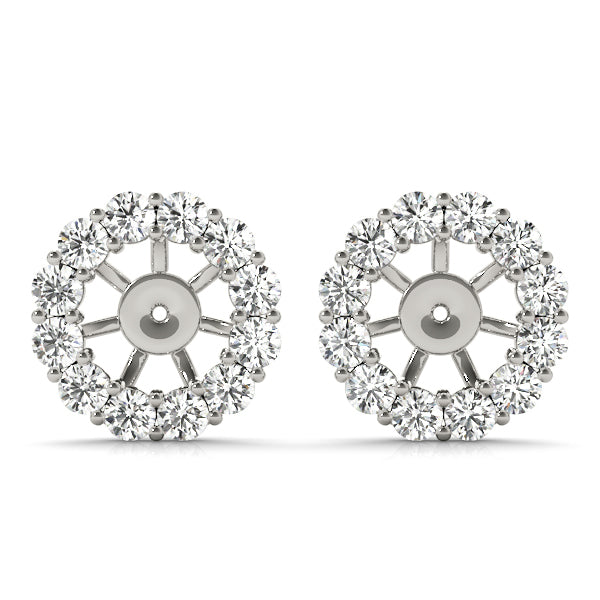 Diamond Accent Earring Jacket for 1.50 CT