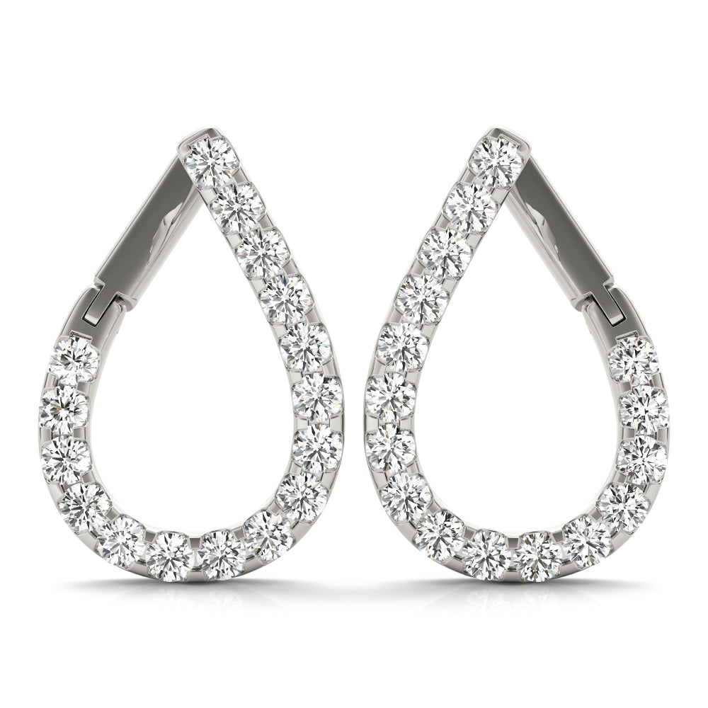 Diamond Round Multi-Stone Earrings