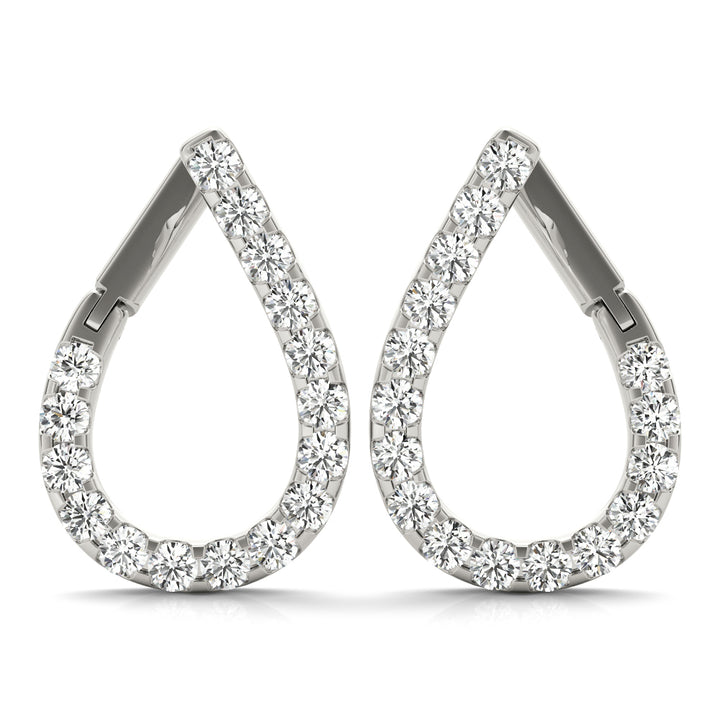 Diamond Round Multi-Stone Earrings