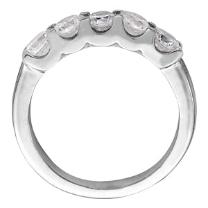 Multi-Diamond 14K Gold Wedding Ring