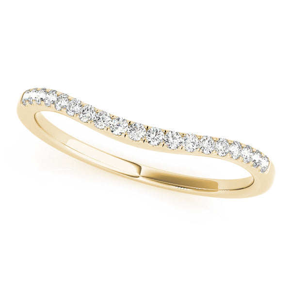 18K Yellow Gold Diamond Wedding Ring