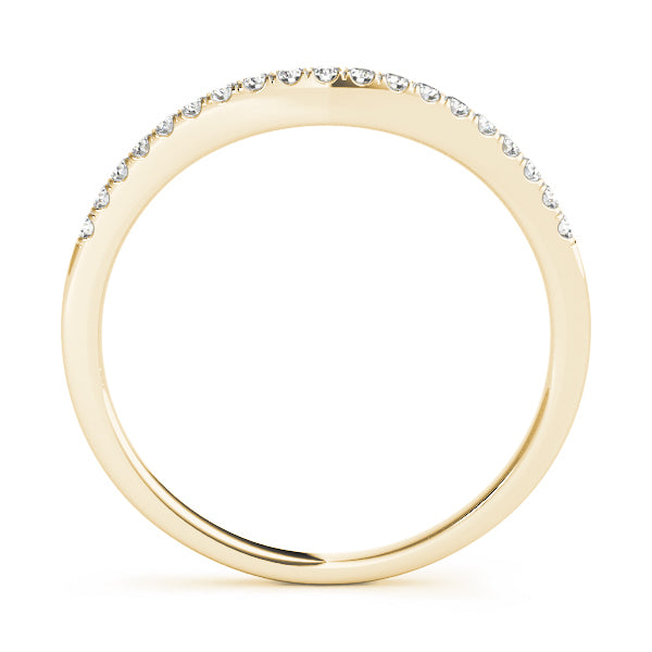 18K Yellow Gold Diamond Wedding Ring