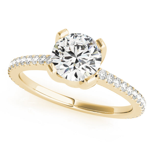 14K Yellow Gold 1.25 ctw Diamond Engagement Ring