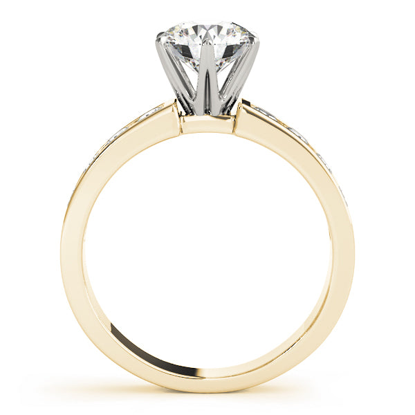 14K Yellow Gold 1.5ctw Single Row Diamond Ring