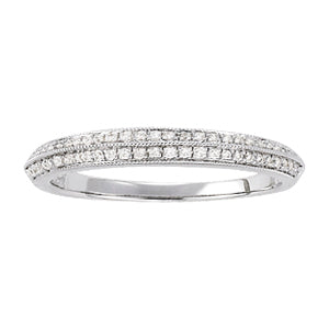 Diamond Pave Wedding Ring