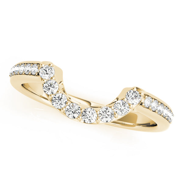 18K Yellow Gold Diamond Wedding Ring
