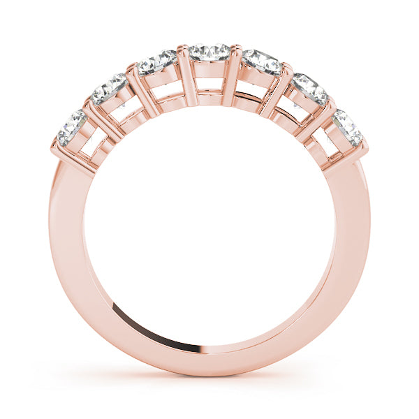 18K Rose Gold Diamond Wedding Ring