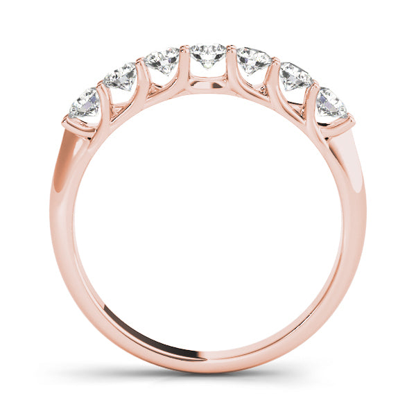 Rose Gold 0.21 CTW Diamond Wedding Band