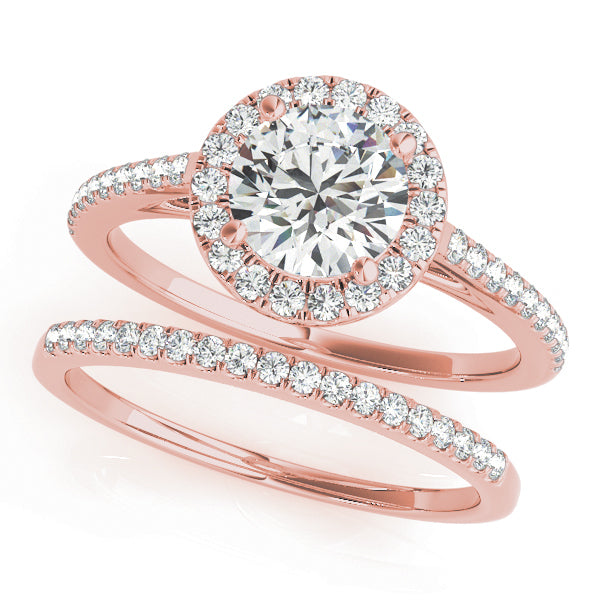 14K Rose Gold 1.33ctw Round Diamond Engagement Ring