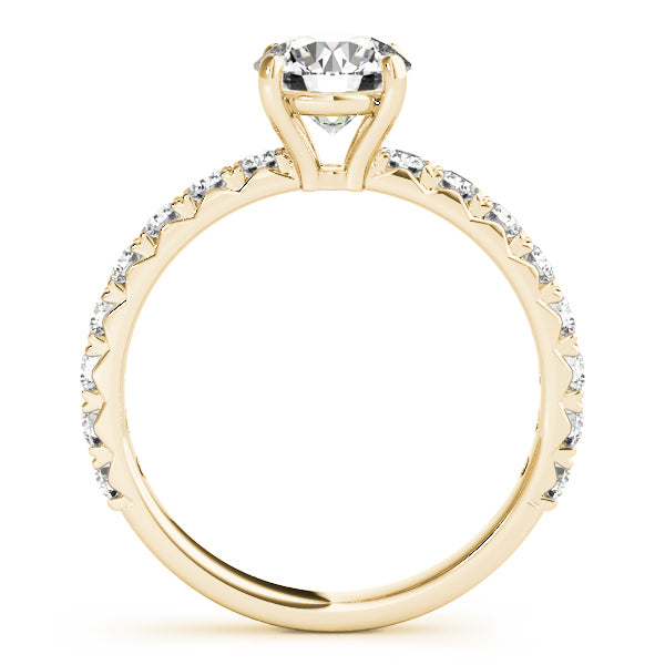 14K Yellow Gold 1.5 ctw Diamond Engagement Ring