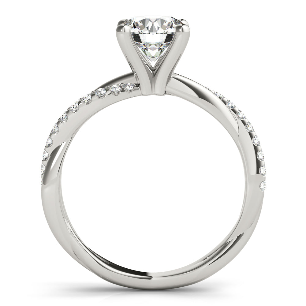 Round Diamond Engagement Ring 1CT