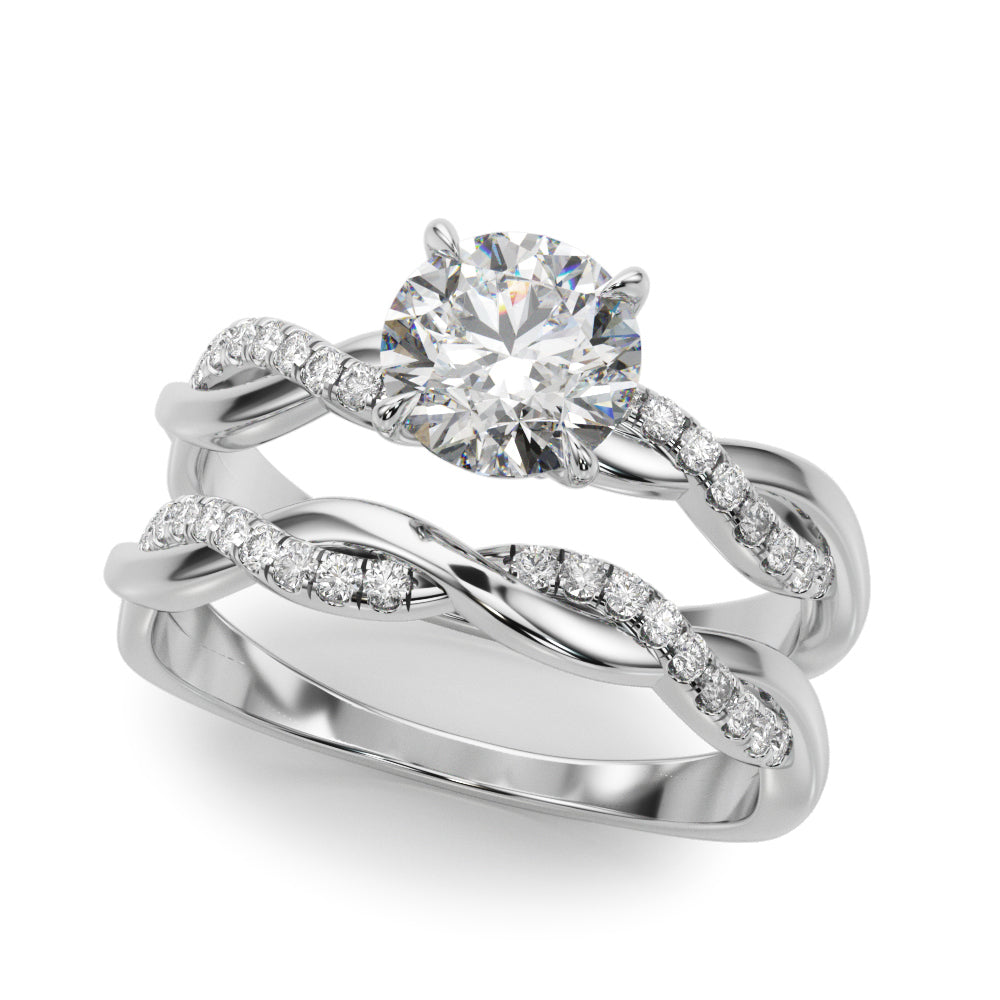 1.0 CT Round Diamond Engagement Ring