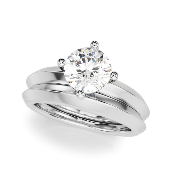 1.0 CT Round Diamond Engagement Solitaire Ring