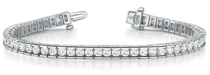 Multi-Diamond Fashion Line Bracelet