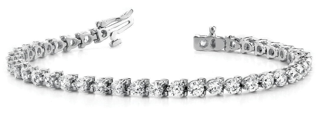 54 Diamond In-Line Prong Set Bracelet
