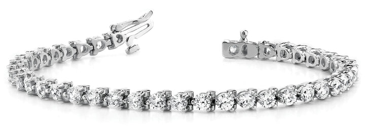 54 Diamond In-Line Prong Set Bracelet