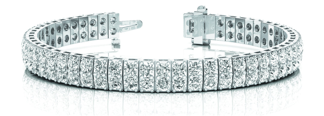 Diamond Multi Row Fashion Bracelet