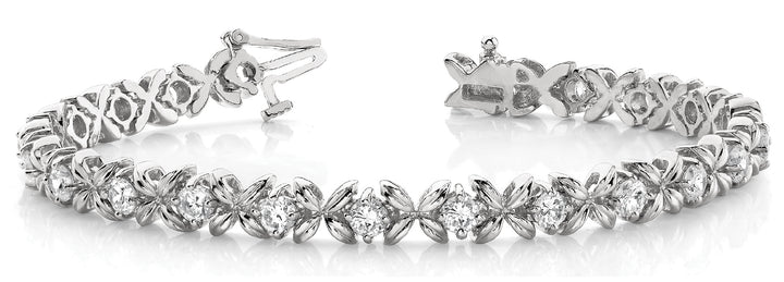 22 Diamond XO Line Bracelet