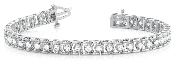 37-Stone Diamond Line Bracelet