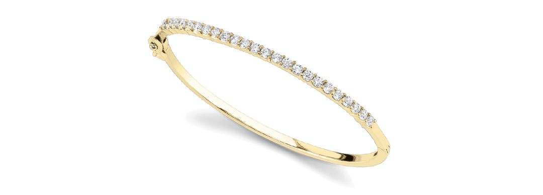 14K Yellow Gold Diamond Fashion Bracelet