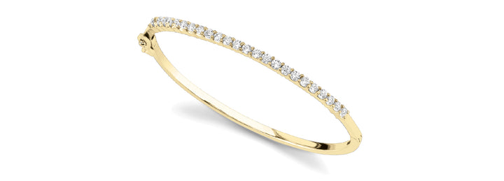 14K Yellow Gold Diamond Fashion Bracelet
