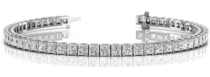 60-Diamond Square Line Bracelet