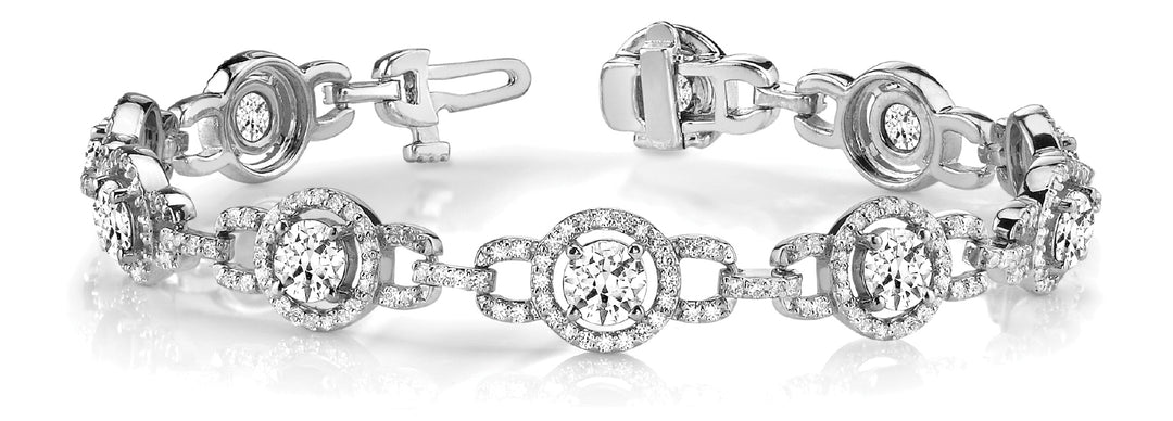 Diamond Multi-Stone Fashion Bracelet