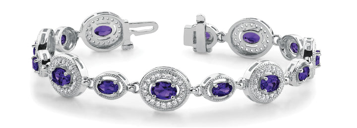 Diamond Multi-Stone Fashion Bracelet