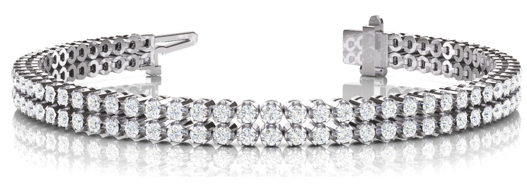 Multi Row Diamond Bracelet