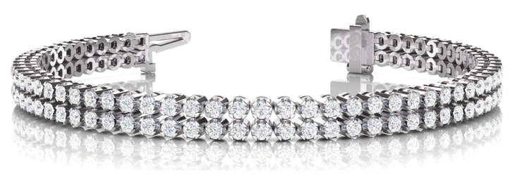 Multi Row Diamond Bracelet