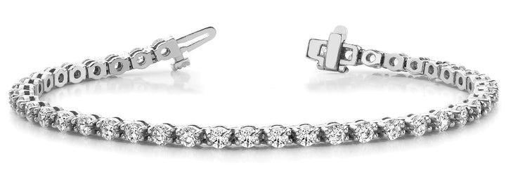 46 Diamond Line Bar Bracelet