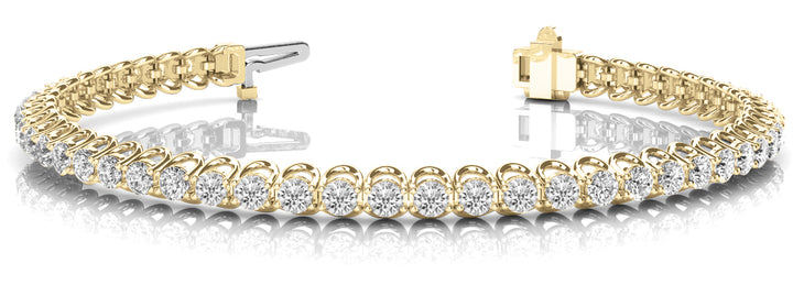 14K Yellow Gold Diamond Fashion Bracelet